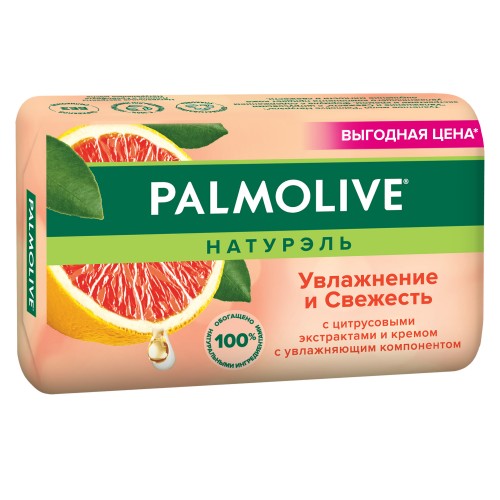 ПАЛМОЛИВ мыло 150г Увлажнение и свежесть (с цитр. экстр. и кремом)ВЫГОДНО